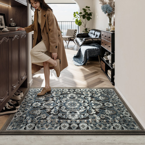 大江地垫复古入户门口除尘脚垫