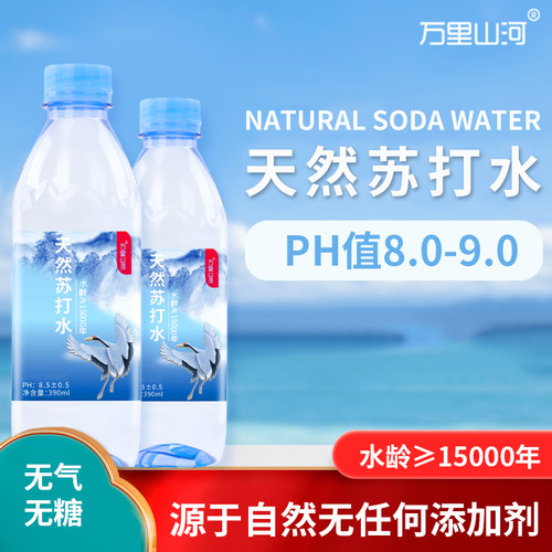 万里山河天然苏打水24瓶