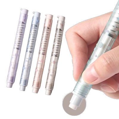 日本Tombow蜻蜓按动式大理石橡皮