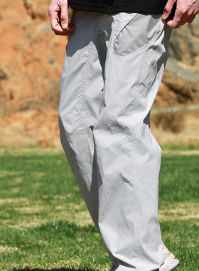 CATCHUS索罗娜覆膜三防Fidlock磁扣山系户外徒步软壳弯刀直筒长裤