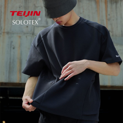 【SOLOTEX】华夫格速干口袋短袖