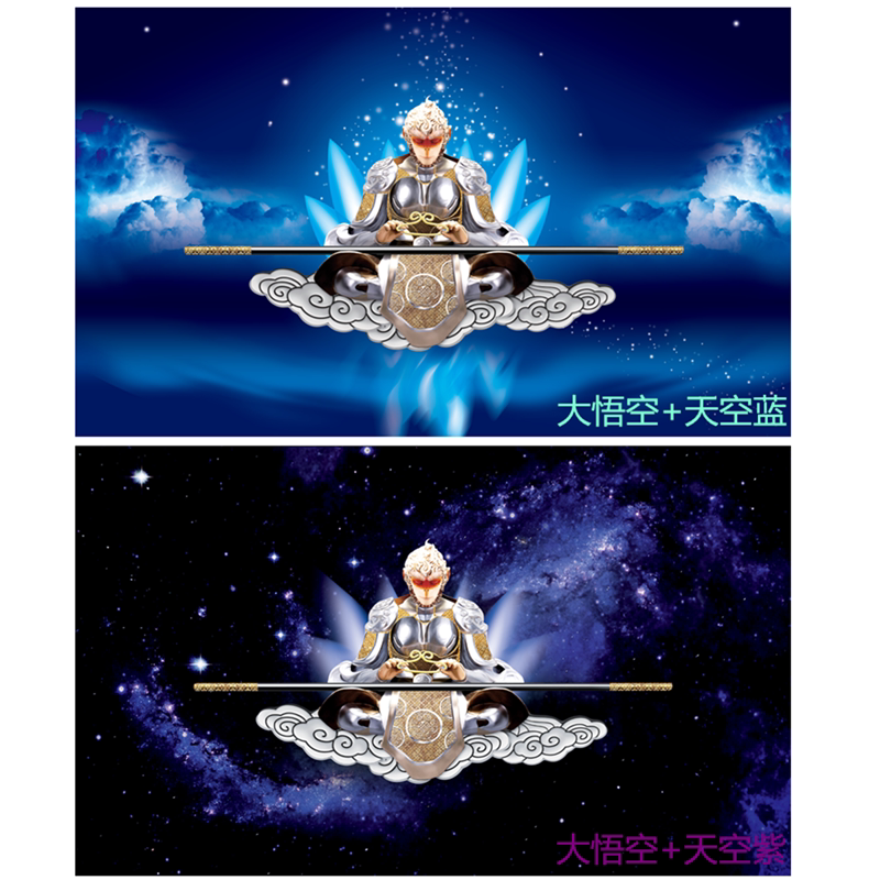 鱼缸背景高清定制风生水起哪吒背景贴纸自粘高清图画壁纸水族