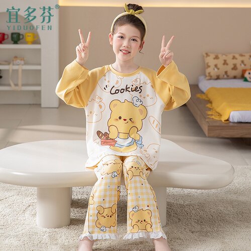爱杰希纯棉家居服秋季新品