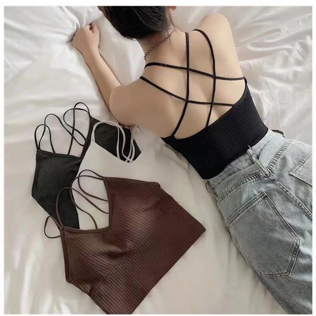 聚拢防下垂可调节美背抹胸