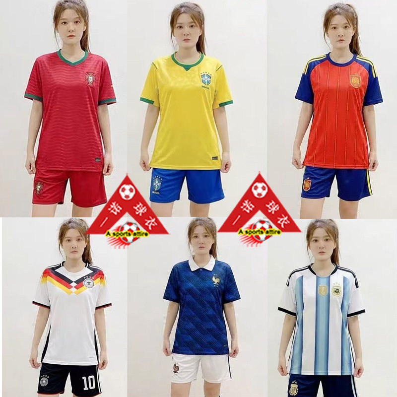 2026世界杯女款足球服套装梅西