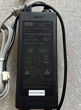 小米净水器600G电源适配器GM130-3600350-D充电器36V3.5A白色接口