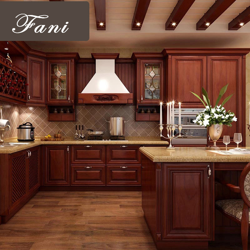 Whole cupboard customized Customized kitchen Kitchen European style Open Quartz Red Oak Solid wood cabinetsin the Whole house custom , Kitchen Cabinet &amp; Accessories , Kitchen Cabinet  category - from Buy2taobao.com to provide professional Taobao agent buy service