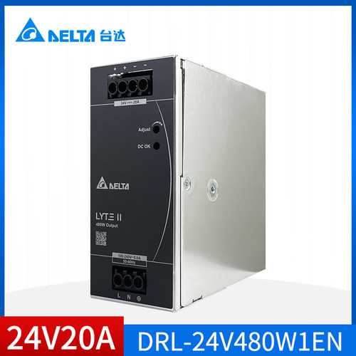 480W台达导轨开关电源24V20A