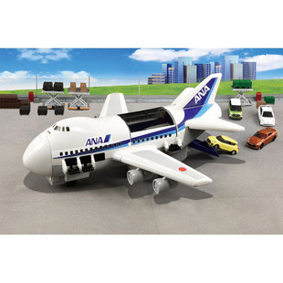 TOMY多美卡运输飞机收纳车ANA全日空模型合金大型喷气式飞机玩具