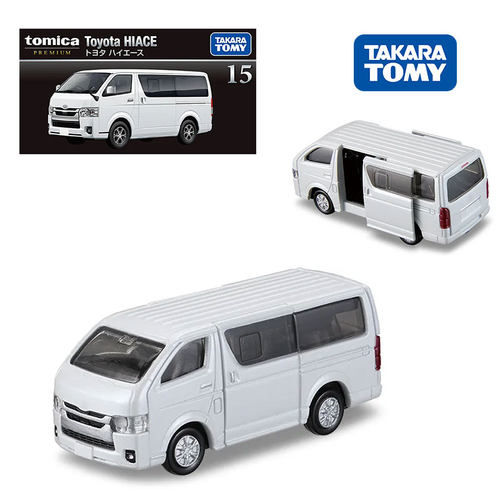 10月新车TOMY多美卡合金小车黑盒TP15丰田海狮面包车收藏玩具摆件