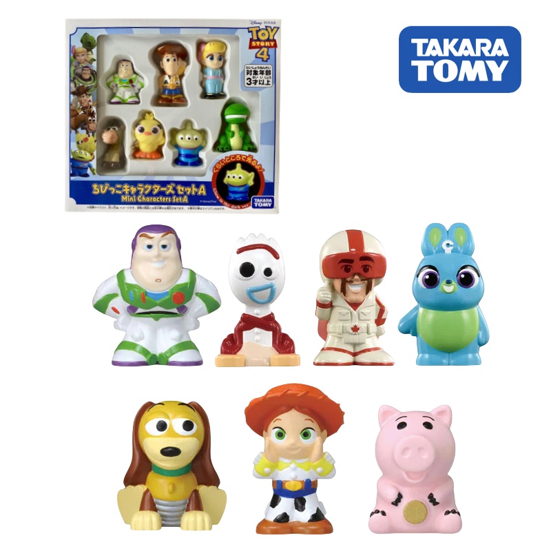 TOMY多美卡TOYS 玩具总动员4夜光巴斯光年 5cm小手办绝版模型玩具