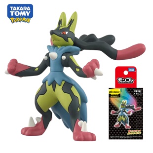 TOMY多美卡7月新品精灵宝可梦朱紫闪光MEGA路卡利欧SP MC手办玩具