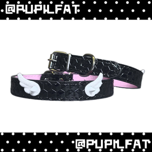 PUPILFAT原创“ Angel Spike”翅膀铆钉皮革亚y2k甜酷choker项圈