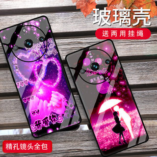 适用于realme 11 Pro+钢化玻璃手机壳真我11 Pro全包边11个性定制RMX3740硅胶软边RMX3770简约保护套新款