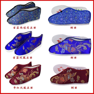 包邮 寿鞋 送老衣老人殡葬用品厂家 女棉鞋 寿衣女全套配件老北京布鞋