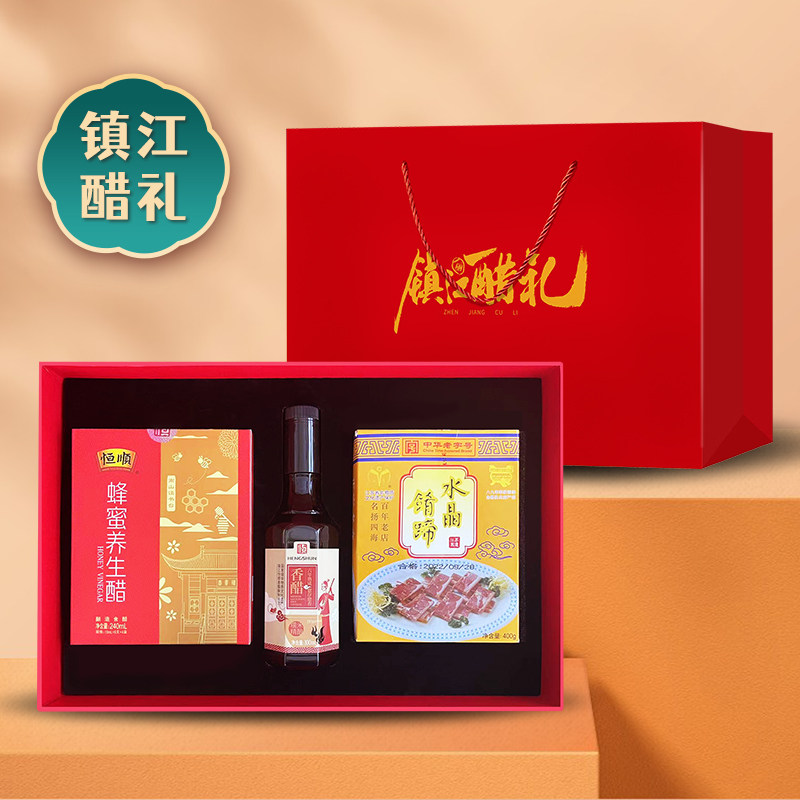 镇江恒顺蜂蜜养生醋六年陈礼盒图片