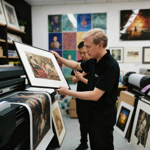 艺术微喷摄影作品佳能高清打印洗照片冲印油画布相片冲洗定制