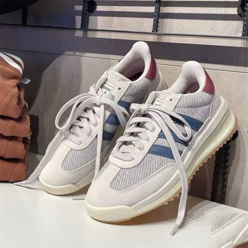 正品Adidas阿迪达斯三叶草SL72男女厚底减震休闲运动T头鞋 JI2500