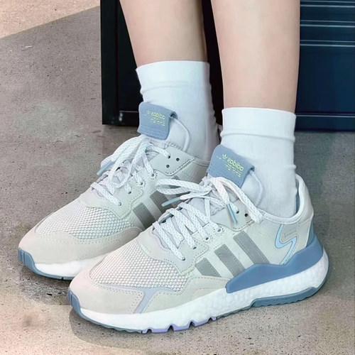正品Adidas阿迪达斯女夏季时尚缓震透气耐磨防滑休闲运动鞋IF0419