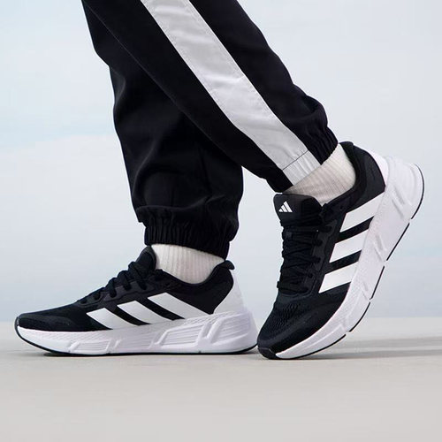 正品Adidas阿迪达斯男女鞋减震黑色网面透气休闲运动跑步鞋IF2229
