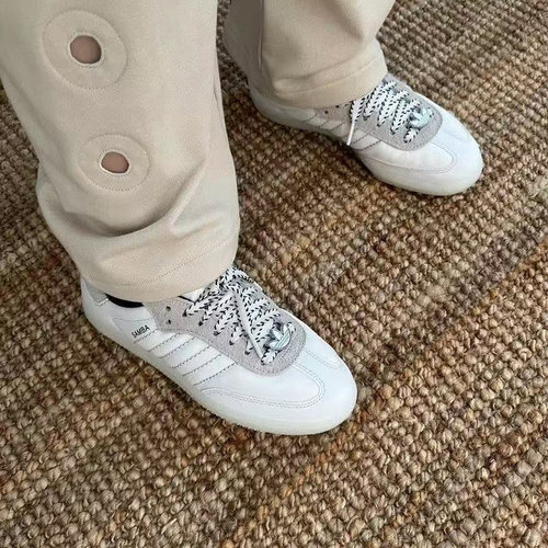 正品Adidas阿迪达斯三叶草SAMBA联名男女休闲运动T头德训鞋ID3654