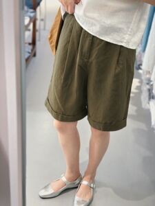 2026新款女士亚麻雨露麻休闲舒适透气宽松显瘦百搭短裤SF9526