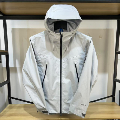 刺绣高端户外品牌冲锋衣台州三门硬壳外套防风防水连帽运动登山服