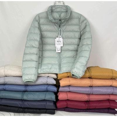 轻量化羽绒服户外立领羽绒内胆运动拉链秋冬季保暖外套男女款夹克