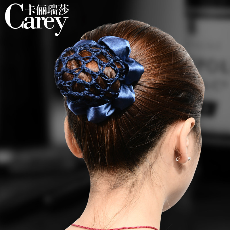 盘发神器发圈护士新款发网兜头花女夏季职业扎头发发饰丸子头饰品