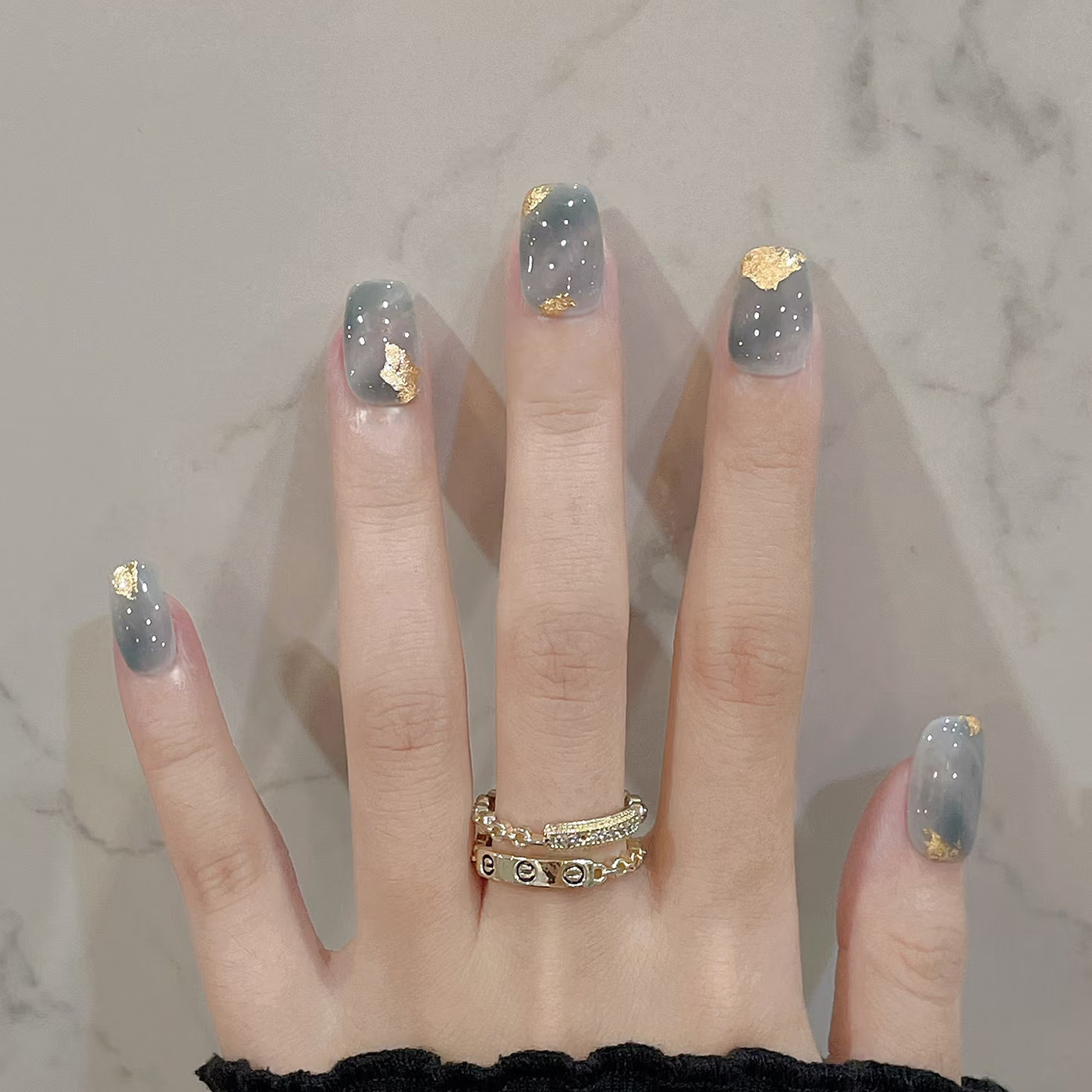 高级感美甲高质量纯手工穿戴甲