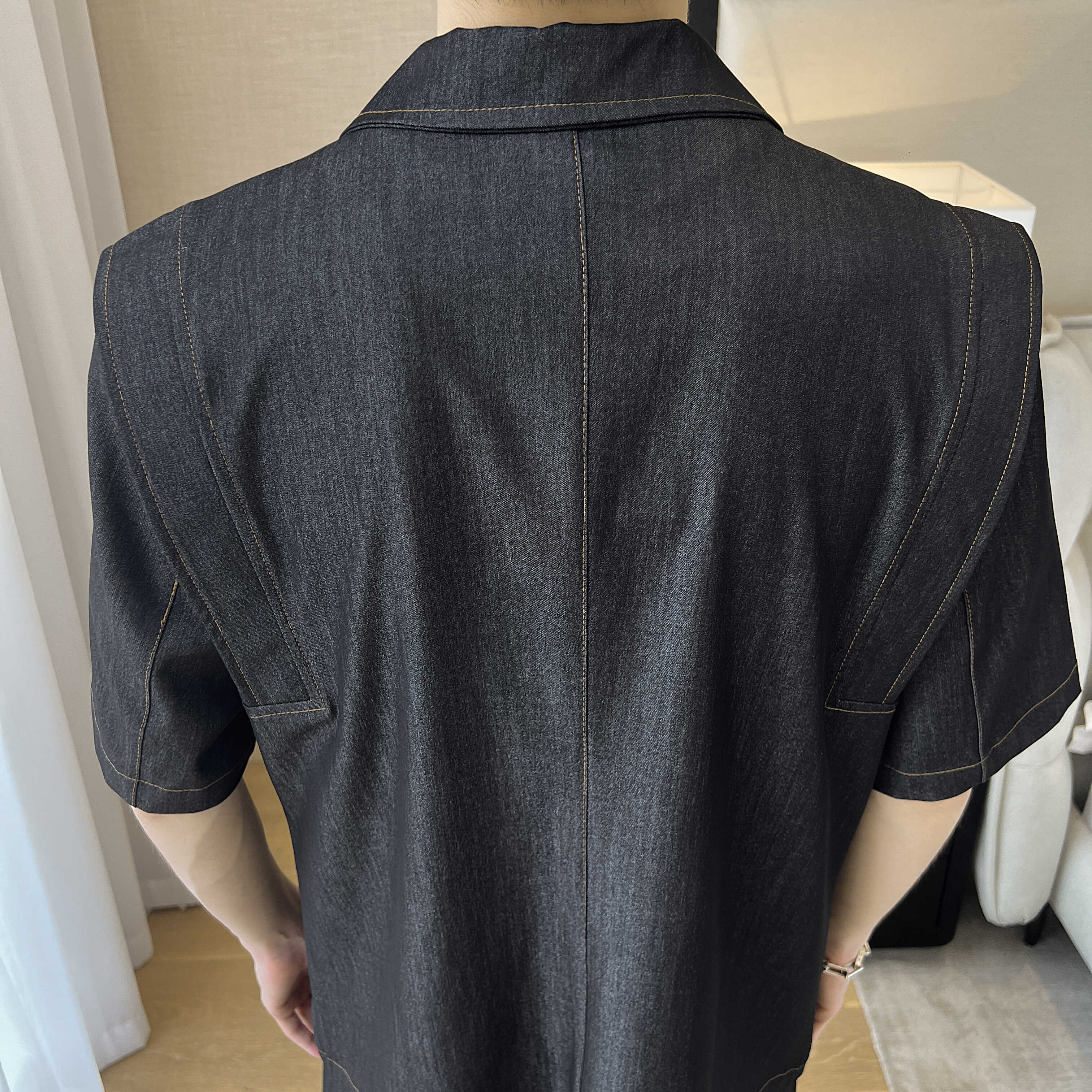 夏季短袖西服套装男士时尚休闲新款搭配宽松两件套帅气P130,男装T恤,星座407-1