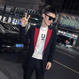 休闲长袖长款西装便服外套P155，男装西服套装，星座407-1