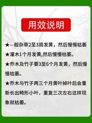 灭树粉烂根粉灭根粉专用剂强力除大树竹子杀树王死树除草烂根剂