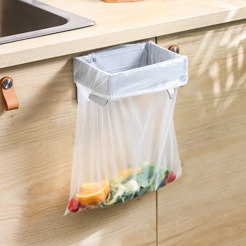 日本壁挂不占空间可折叠垃圾架