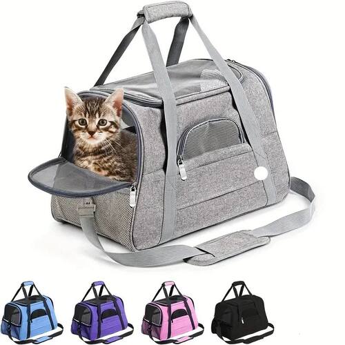 Pet Carrier for Large and Medium Cats, Soft-Sided Pet Carrie