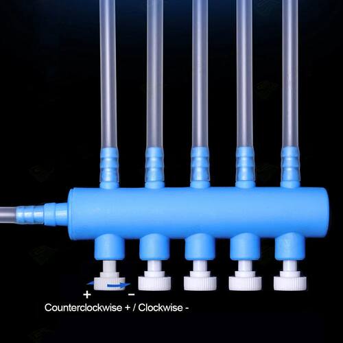 Practical Aquarium Air Pump Flow Control Valve Distributor H