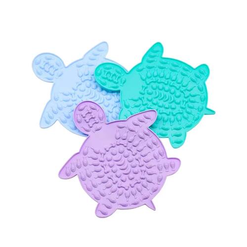 Silicone Pet Licking Mat Pet Turtle Shape Slow Feeding Food