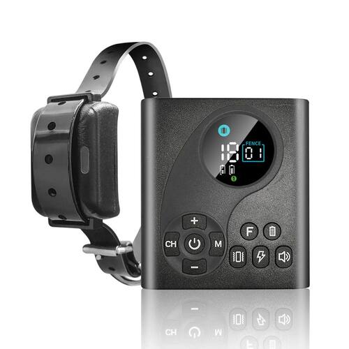 2 in 1 wireless dog fence system and remote dog training col