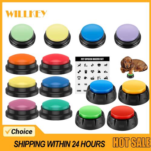 Voice Recording Button Pet Toys Dog Buttons for Communicatio