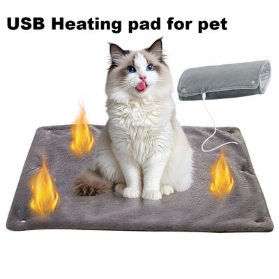 Winter Pet Heating Blanket USB Warm Cat Dog Mattress Indoor