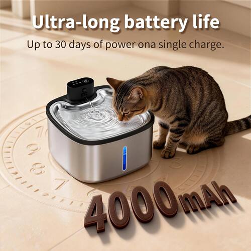 Smart Cat Water Fountain 3.5L Wireless Pet Water Purifier wi