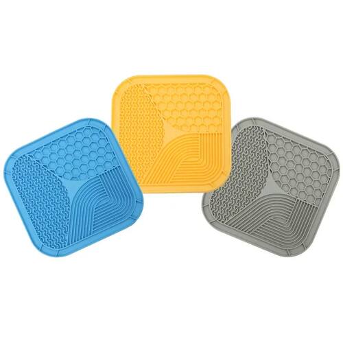 Pet Suction Cup Lick Pad Pet Lunch Mat Slow Food Pad for Cat