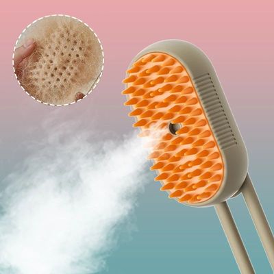 Pet Steam Brush Cat Dog Cleaning Steamy Spray Massage Beauty