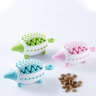 Dog toys Dog bite teeth grinding toys Hedgehog leaking food