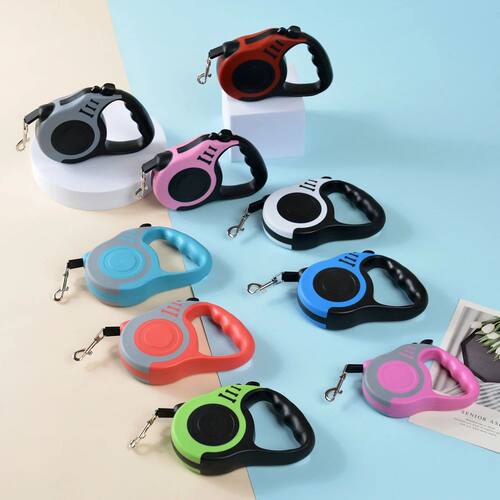 3m 5m Dog Traction Rope For Small Medium Dogs Cats Retractab