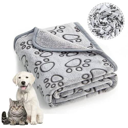 3 Sizes Super Soft Fluffy Premium Fleece Pet Blanket  Pet Ma