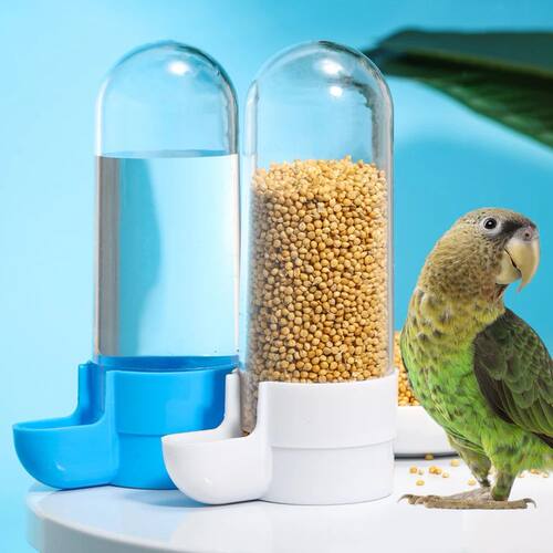 Bird Water Drinker Feeder Waterer with Clip Pet Bird Supplie