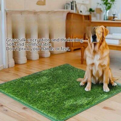 Simulation Lawn Dog Toilet Training Mat Washable Pet Urine M