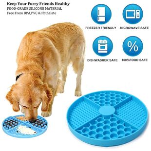 Pet Supplies Silicone Licking Mat Cat Slow Feeder With Sucti
