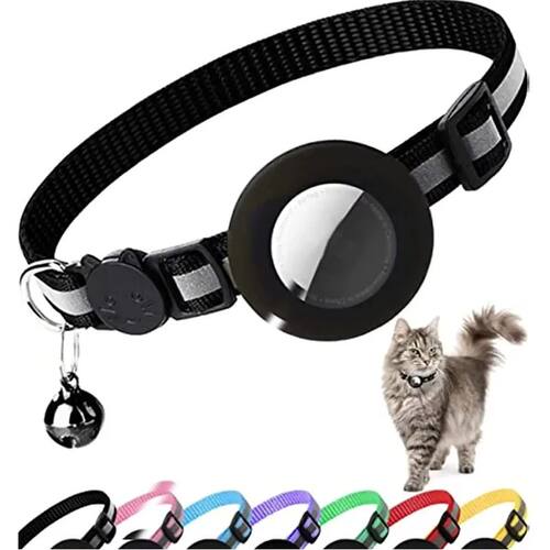 1Pcs Pet Airtag Cat Collar Breakaway, Reflective Kitten Coll